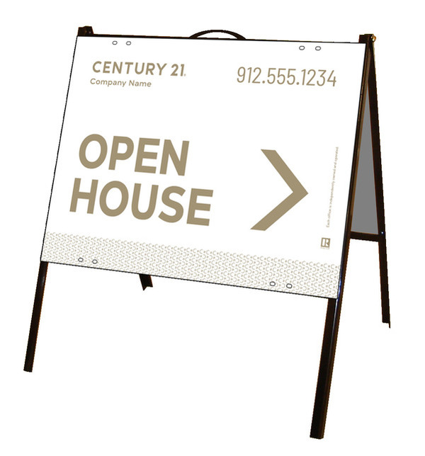 Open House A-Frame and Sign Panel Unit, 18h x 24w