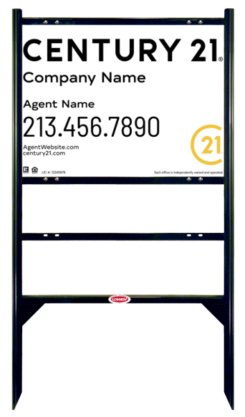 Thor Frame 18x24 Steel Single Rider Signature Property - Century 21 | Lowen Sign