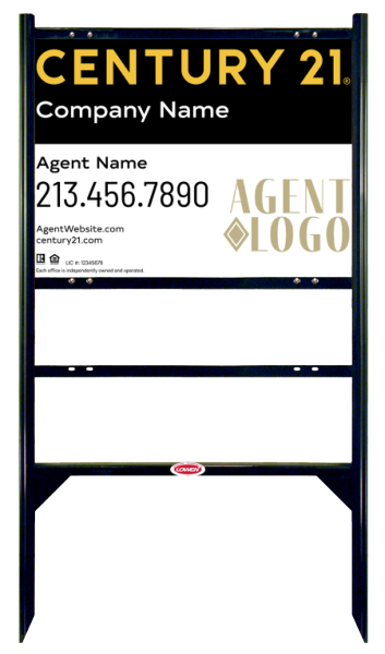 Thor Frame 18x24 Steel Single Rider Signature Luxury - Century 21 | Lowen Sign