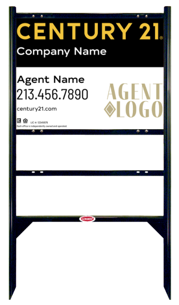 Thor Frame 18x24 Steel Single Rider Elite Luxury - Century 21 | Lowen Sign