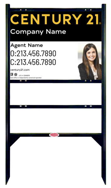 Thor Frame 18x24 Steel Residential White - Century 21 | Lowen Sign