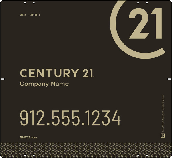 Reflective Sign Panel, 22h x 24w, Steel