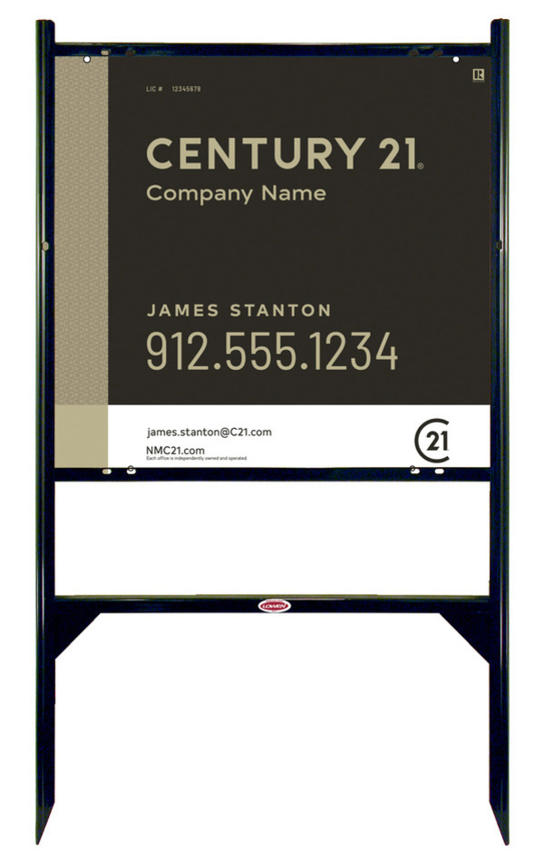 Gibraltar Frame and Steel Panel Unit 22x24 - Century 21 | Lowen Sign