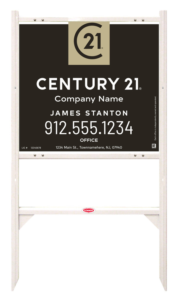 Angle Iron Frame and Sign Panel Unit, 22h x 24w