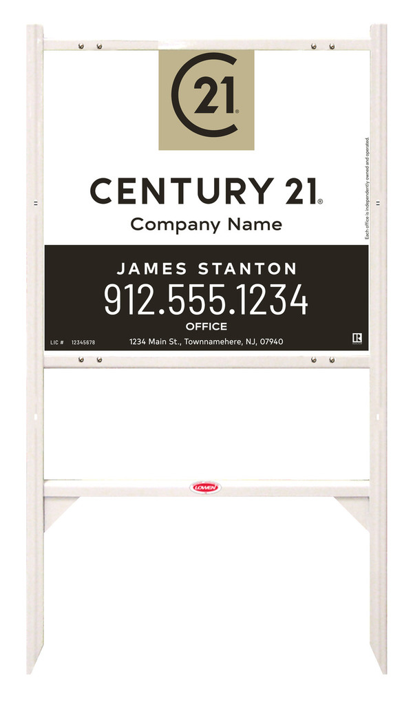 Angle Iron Frame and Sign Panel Unit, 22h x 24w