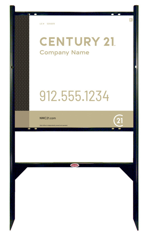 Gibraltar Frame and Steel Panel Unit 22x24 - Century 21 | Lowen Sign