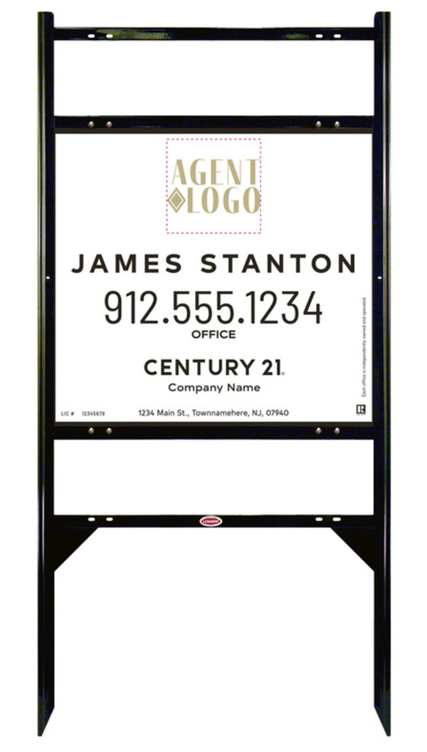 Thor Frame 22x24 Steel Agent Logo Executive - Century 21 | Lowen Sign