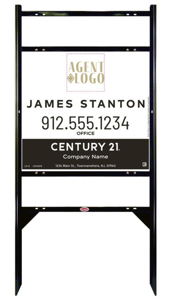Thor Frame 22x24 Steel Agent Logo Premium - Century 21 | Lowen Sign