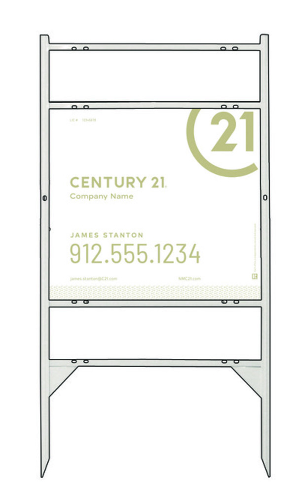 Thor Frame 22x24 Steel Executive White - Century 21 | Lowen Sign