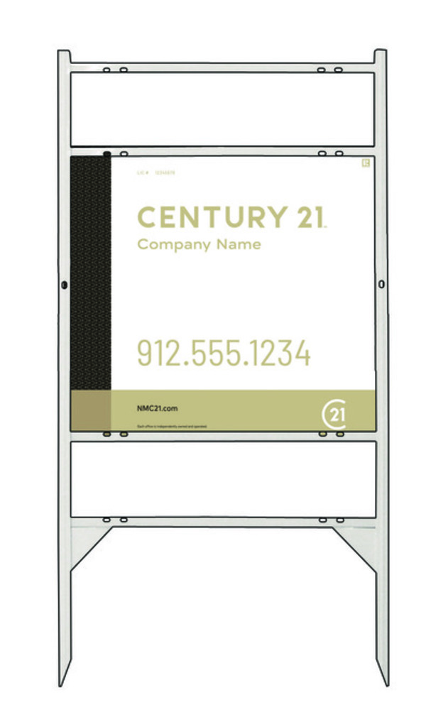 Thor Frame 22x24 Steel Executive White  - Century 21 | Lowen Sign