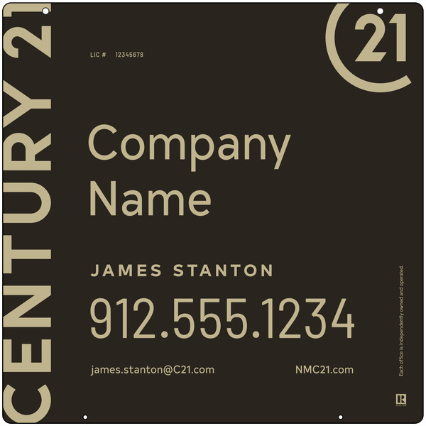 Aluminum Hanging Sign Panel, 24h x 24w