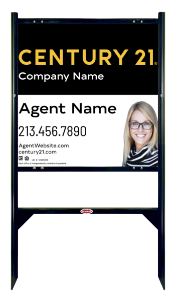 Gibraltar Frame 24x24 Steel Sales Office - Century 21 | Lowen Sign