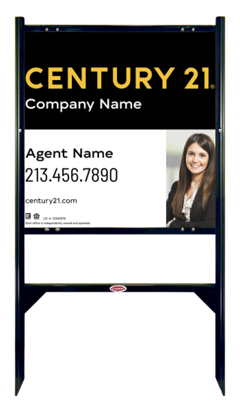 Gibraltar Frame Unit 24x24 Steel White - Century 21 | Lowen Sign