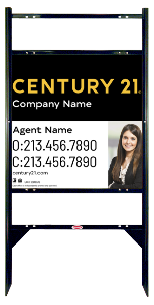 Thor Frame 24x24 Steel  White - Century 21 | Lowen Sign