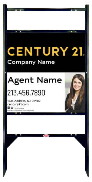 Thor Frame 24x24 Steel Residential White - Century 21 | Lowen Sign