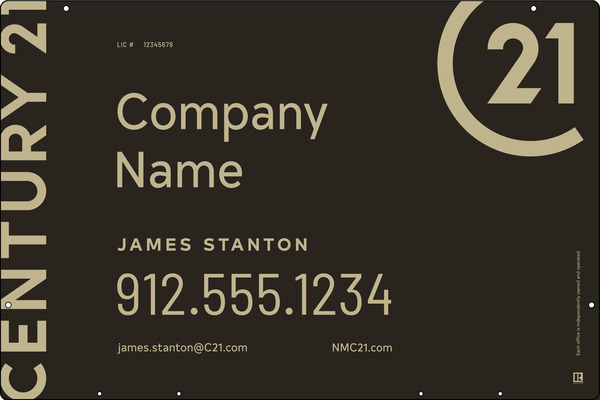 Hanging Sign Panel, 24h x 36w, Steel