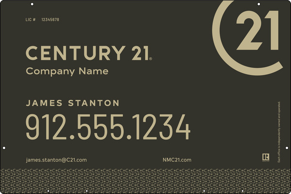 Hanging Sign Panel, 24h x 36w, Steel