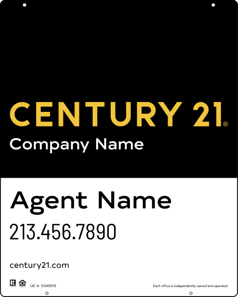 Steel Hanging Panel 30x24 DF - Century 21 | Lowen Sign