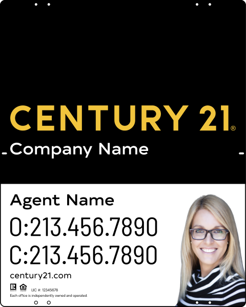 Steel Yard Sign Panel 30x24 DF - Century 21 | Lowen Sign
