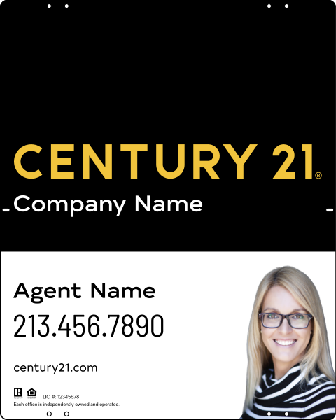 Steel Yard Sign Panel 30x24 DF - Century 21 | Lowen Sign