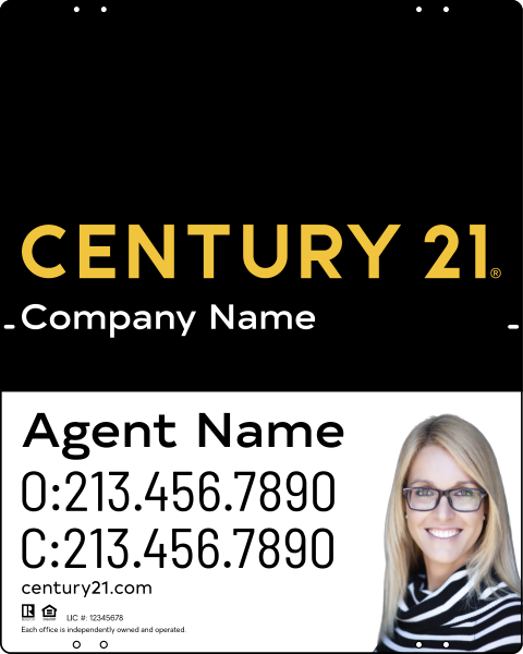 Steel Yard Sign Panel 30x24 DF - Century 21 | Lowen Sign