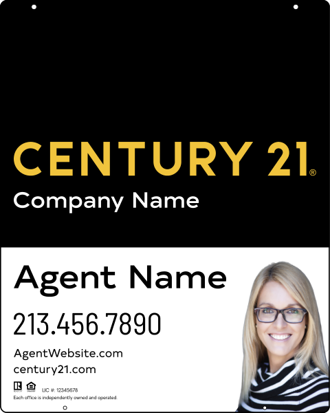 Steel Hanging Panel 30x24 DF - Century 21 | Lowen Sign