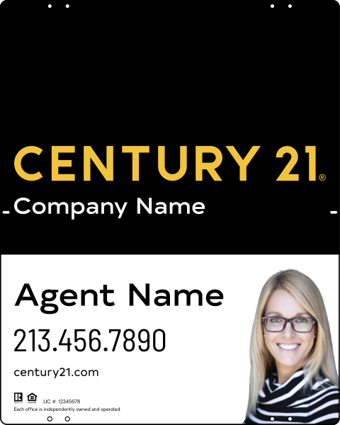 Steel Yard Sign Panel 30x24 DF - Century 21 | Lowen Sign