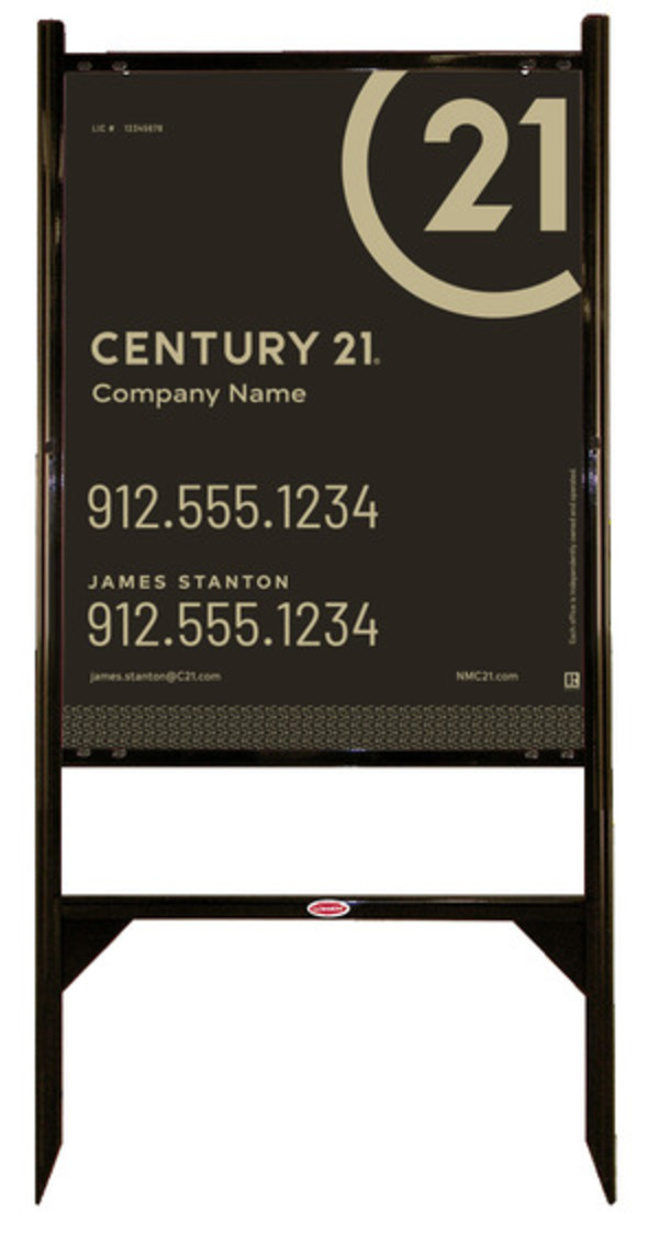 Angle Iron Frame and Sign Panel Unit, 30h x 24w