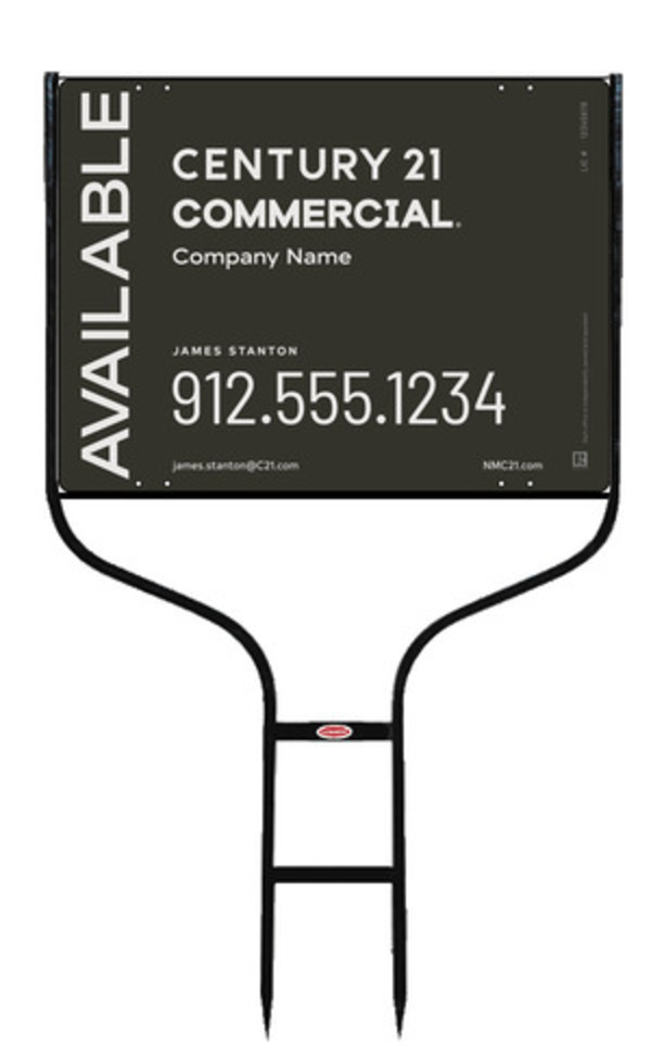 Round Rod Frame and Sign Panel Unit, 18h x 24w