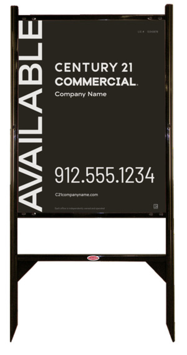 Angle Iron Frame and Sign Panel Unit, 30h x 24w