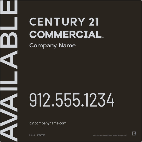 Commercial Sign Panel, Alumalite, 48h x 48w, SF