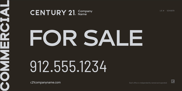 For Sale Commercial Sign Panel, Alumalite, 48h x 96w, SF