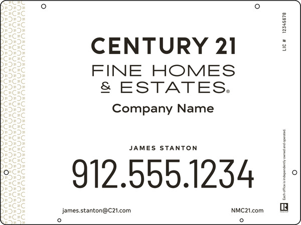 Aluminum Hanging Sign Panel, 18z24