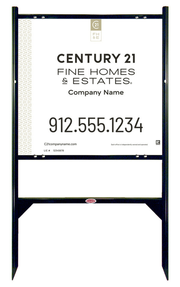 Angle Iron Frame and Sign Panel Unit, 22h x 24w