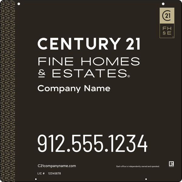 Hanging Sign Panel, 24h x 24w, Steel