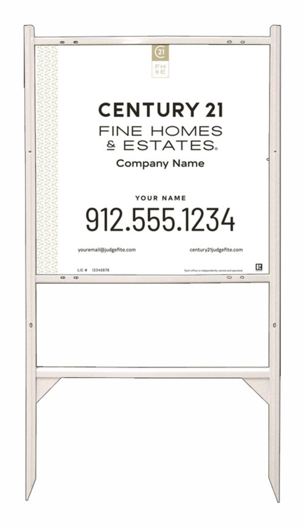 Angle Iron Frame and Sign Panel Unit, 24h x 24w