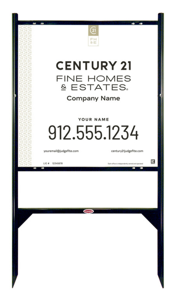 Angle Iron Frame and Sign Panel Unit, 24h x 24w