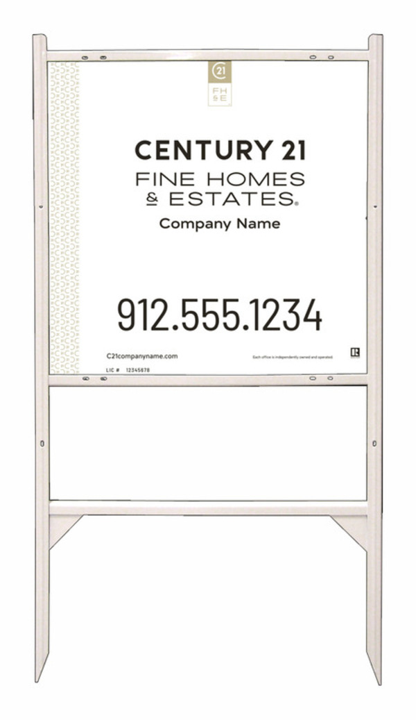 Angle Iron Frame and Sign Panel Unit, 24h x 24w