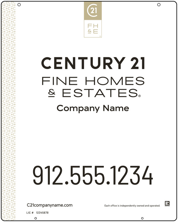 Hanging Sign Panel, 30h x 24w, 3mm Aluminum Composite