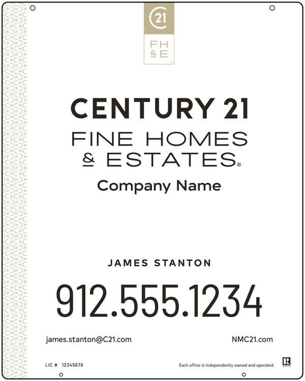 Hanging Sign Panel, 30h x 24w, Steel