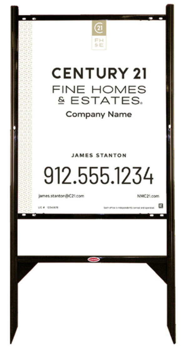 Angle Iron Frame and Sign Panel Unit, 30h x 24w