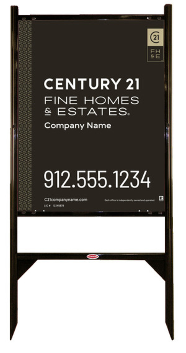 Angle Iron Frame and Sign Panel Unit, 30h x 24w