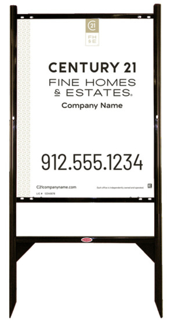 Angle Iron Frame and Sign Panel Unit, 30h x 24w