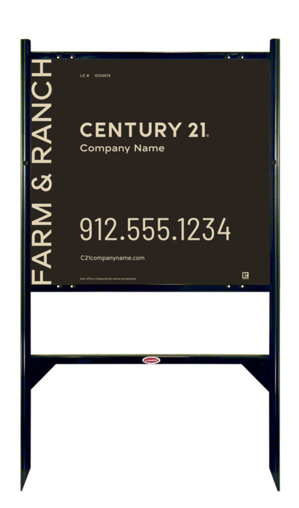 Gibraltar Frame and Steel Panel Unit 22x24 - Century 21 | Lowen Sign