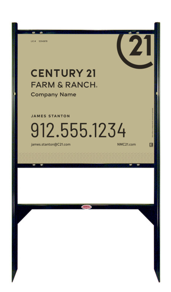 Gibraltar Frame and Steel Panel Unit 22x24 - Century 21 | Lowen Sign