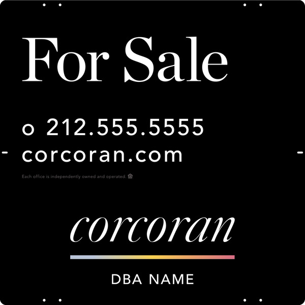 Office Sign Panel, 24h x 24w, .040 Alumium