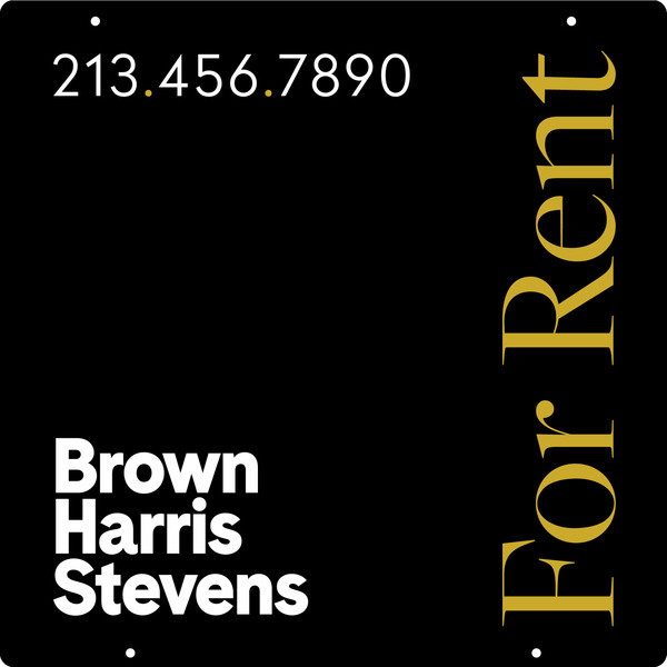 Office For Rent Hanging Sign Panel, 24h x 24w, 3mm Aluminum Composite