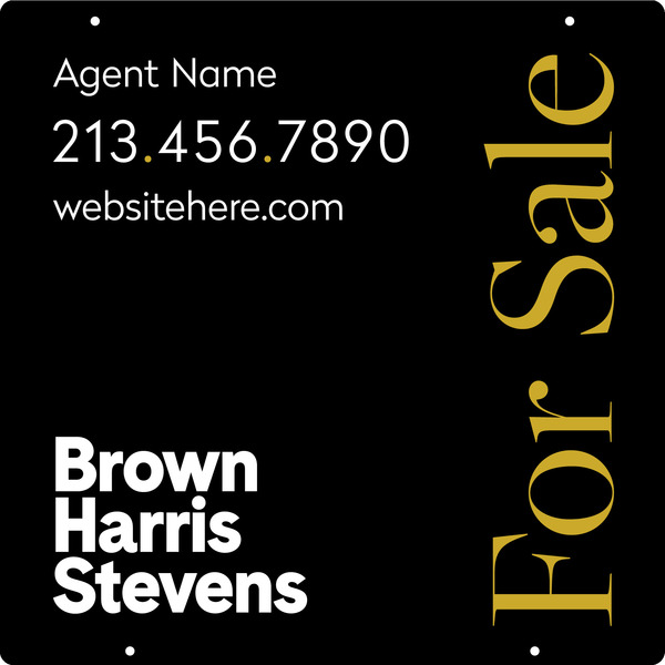 Agent For Sale Hanging Sign Panel, 24h x 24w, 3mm Aluminum Composite