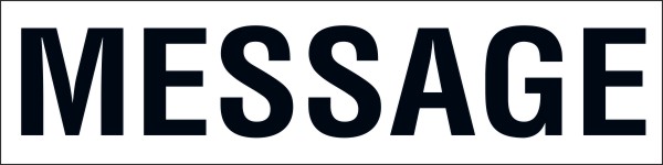 Commercial Real Estate Sign Rider, 10mm Corrugated Plastic 12h x 48w