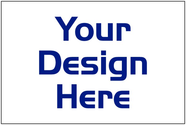 Real Estate Sign Panel with vertical flutes printed on two sides, 4mm Corrugated Plastic 12h x 18w